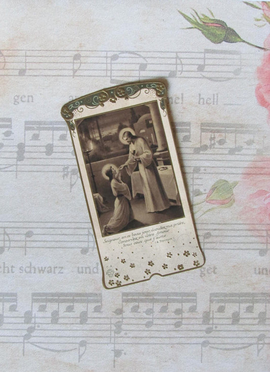 Antique canivet of Communion, August 15th, 1935, Peyres