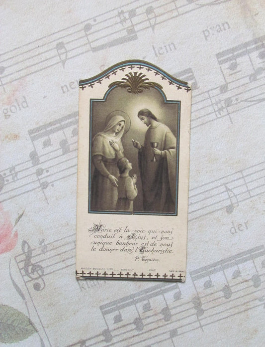 Antique canivet of Communion, June 21, 1933, Toulouse