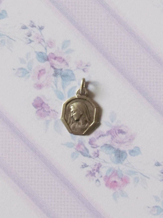 Médaille Art Déco - Vierge Marie, Lourdes